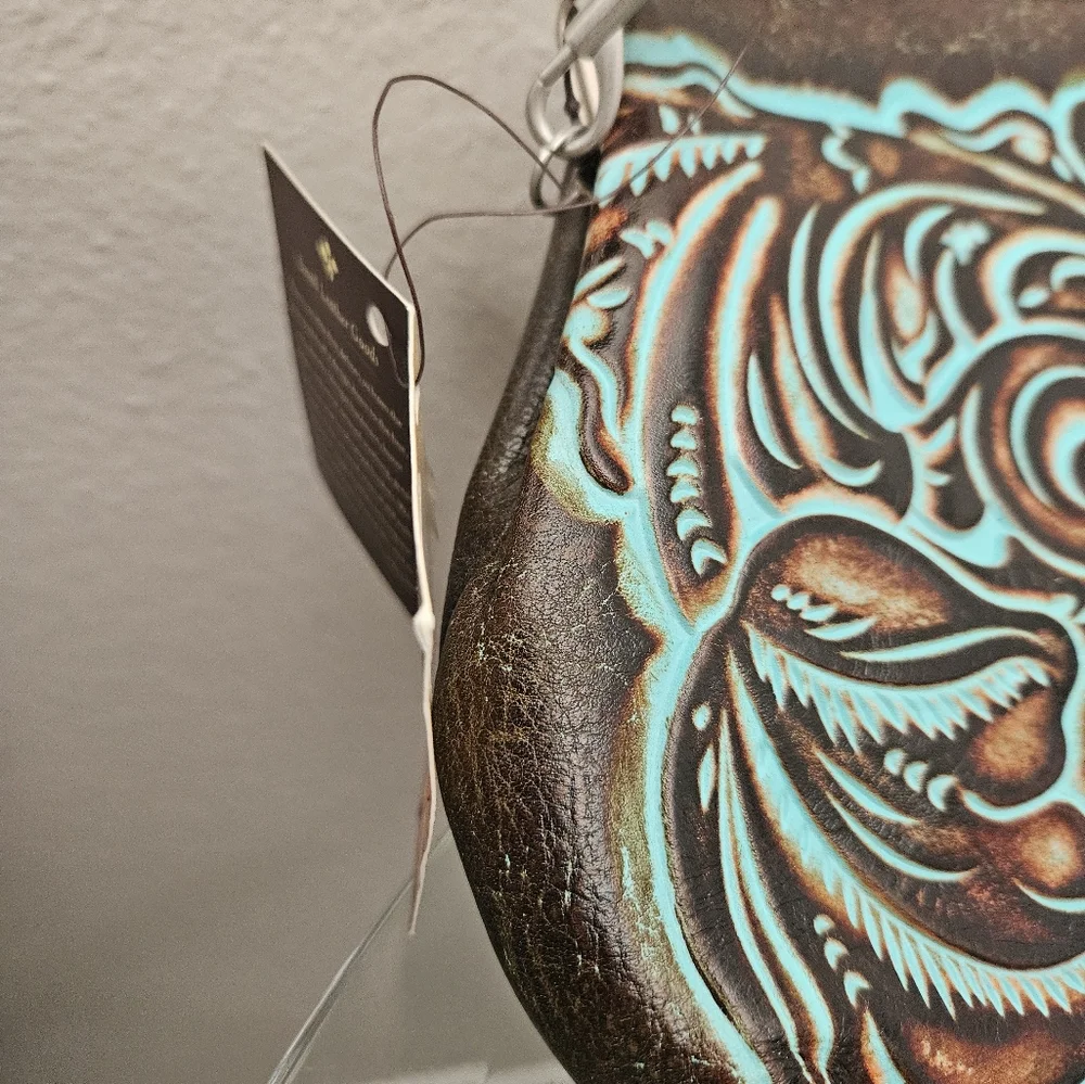 Patricia Nash Tooled Wristlet NwT